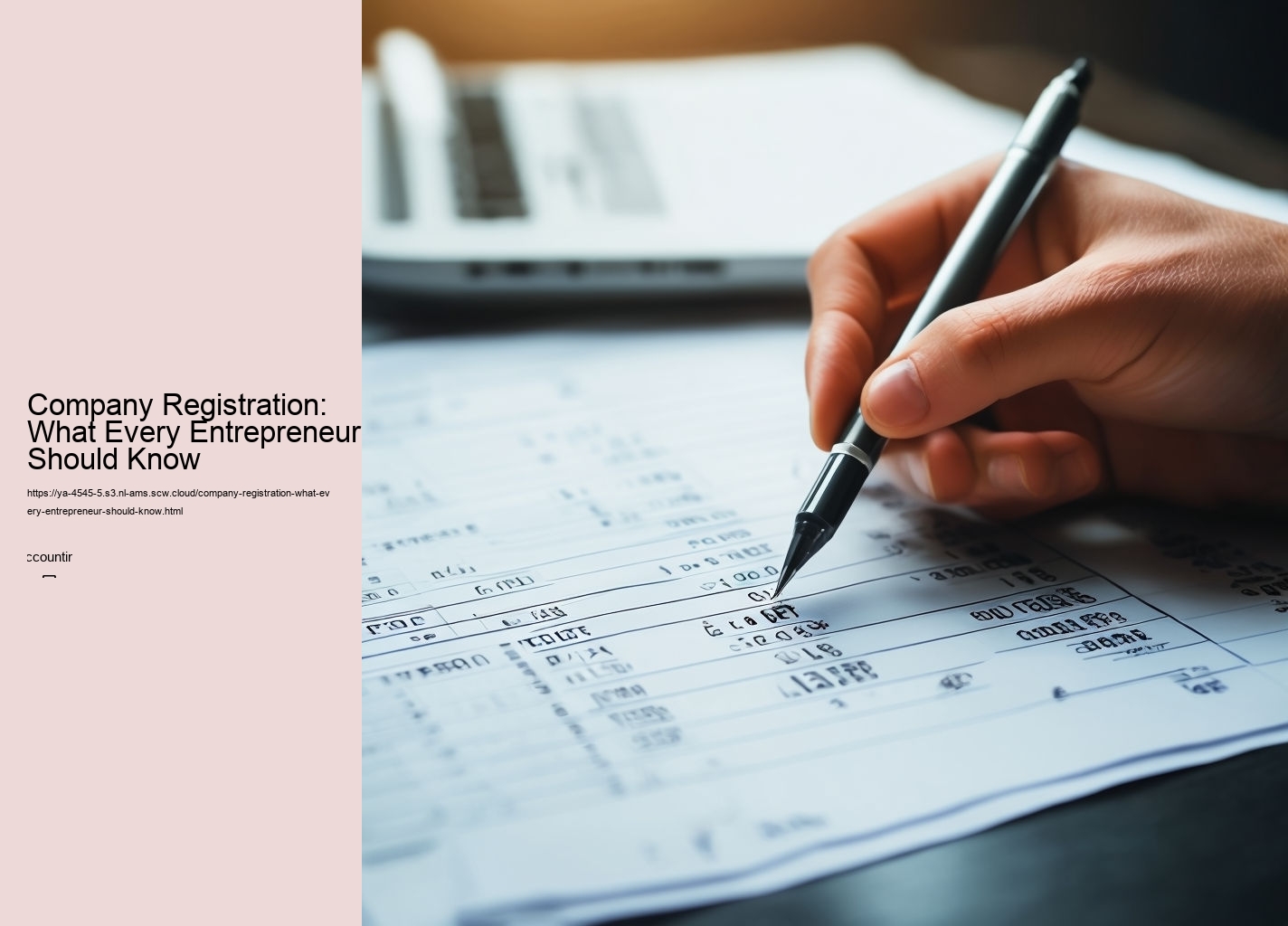 Company Registration: What Every Entrepreneur Should Know